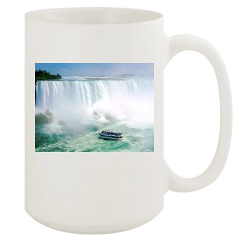 Waterfalls 15oz White Mug