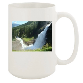 Waterfalls 15oz White Mug