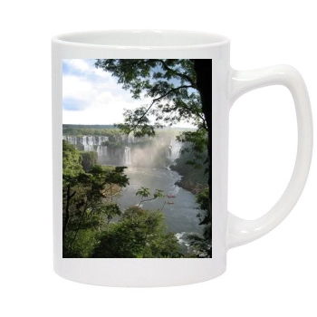 Waterfalls 14oz White Statesman Mug