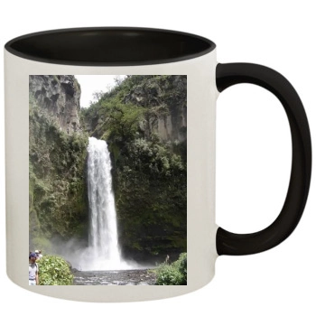 Waterfalls 11oz Colored Inner & Handle Mug