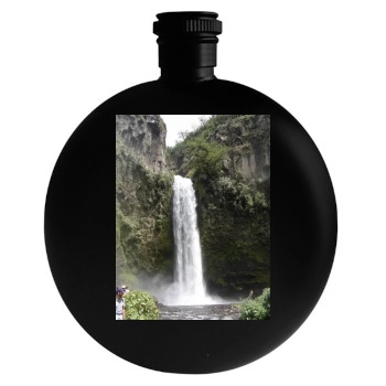 Waterfalls Round Flask