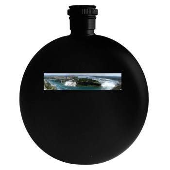 Waterfalls Round Flask