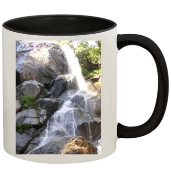 Waterfalls 11oz Colored Inner & Handle Mug