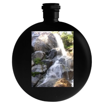 Waterfalls Round Flask