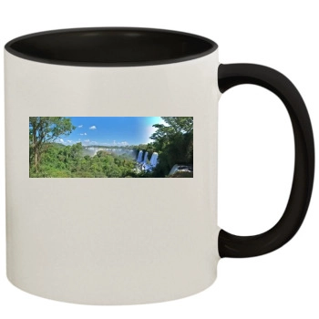 Waterfalls 11oz Colored Inner & Handle Mug