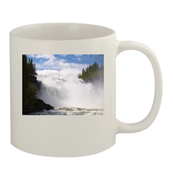 Waterfalls 11oz White Mug