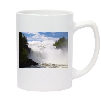 Waterfalls 14oz White Statesman Mug