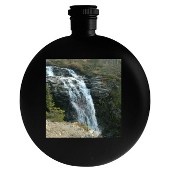 Waterfalls Round Flask