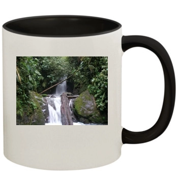 Waterfalls 11oz Colored Inner & Handle Mug