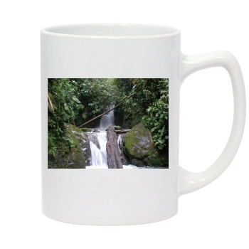 Waterfalls 14oz White Statesman Mug