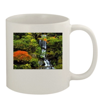 Waterfalls 11oz White Mug