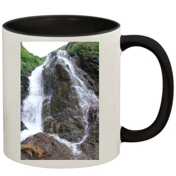 Waterfalls 11oz Colored Inner & Handle Mug