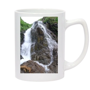 Waterfalls 14oz White Statesman Mug