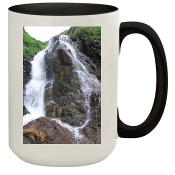 Waterfalls 15oz Colored Inner & Handle Mug