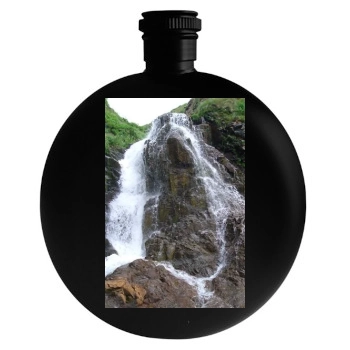 Waterfalls Round Flask