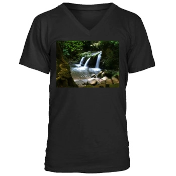 Waterfalls Men's V-Neck T-Shirt