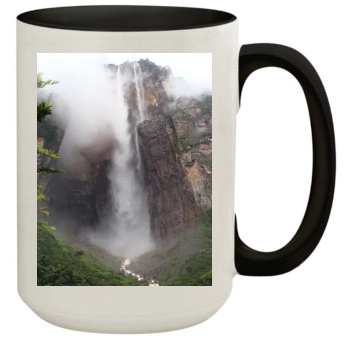 Waterfalls 15oz Colored Inner & Handle Mug