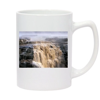 Waterfalls 14oz White Statesman Mug