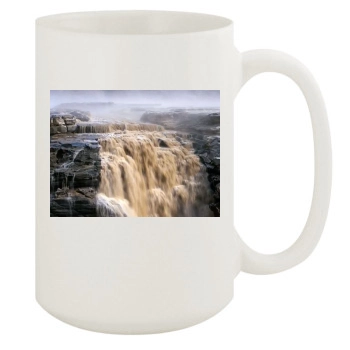 Waterfalls 15oz White Mug