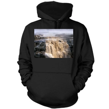 Waterfalls Mens Pullover Hoodie Sweatshirt