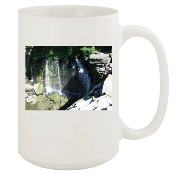 Waterfalls 15oz White Mug