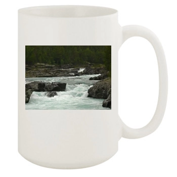 Waterfalls 15oz White Mug