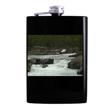 Waterfalls Hip Flask