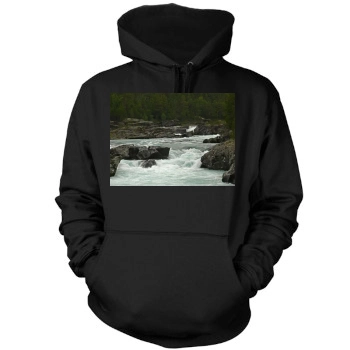 Waterfalls Mens Pullover Hoodie Sweatshirt