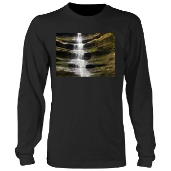 Waterfalls Men's Heavy Long Sleeve TShirt