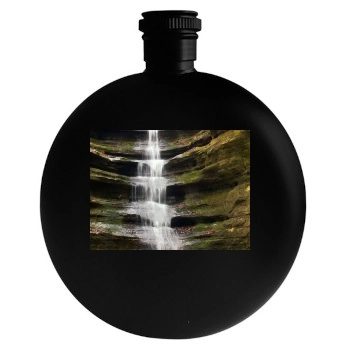 Waterfalls Round Flask