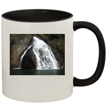 Waterfalls 11oz Colored Inner & Handle Mug