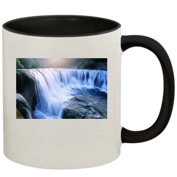 Waterfalls 11oz Colored Inner & Handle Mug