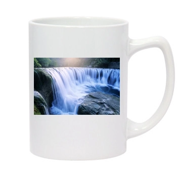 Waterfalls 14oz White Statesman Mug