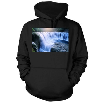 Waterfalls Mens Pullover Hoodie Sweatshirt