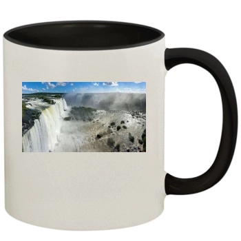 Waterfalls 11oz Colored Inner & Handle Mug