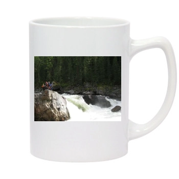 Waterfalls 14oz White Statesman Mug