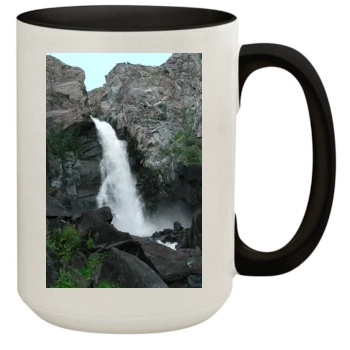 Waterfalls 15oz Colored Inner & Handle Mug