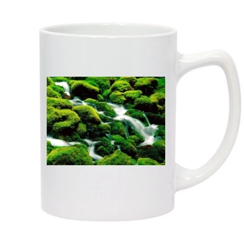 Waterfalls 14oz White Statesman Mug