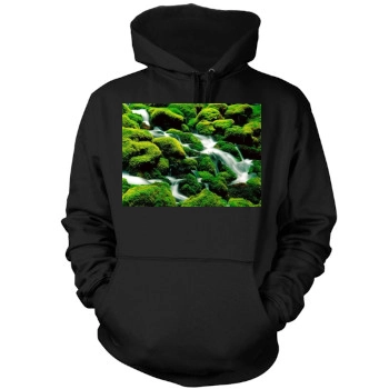 Waterfalls Mens Pullover Hoodie Sweatshirt