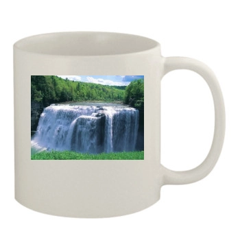 Waterfalls 11oz White Mug