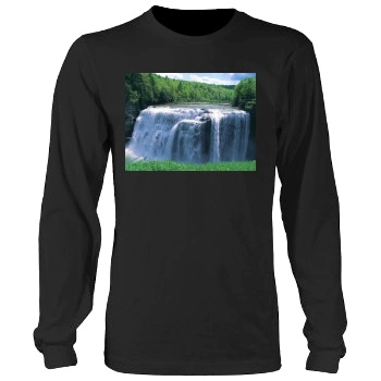 Waterfalls Men's Heavy Long Sleeve TShirt