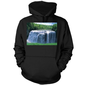 Waterfalls Mens Pullover Hoodie Sweatshirt