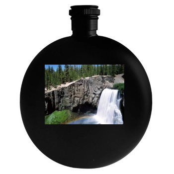 Waterfalls Round Flask