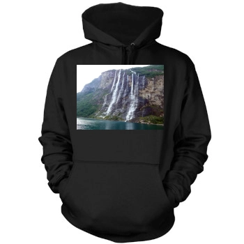 Waterfalls Mens Pullover Hoodie Sweatshirt