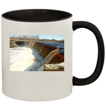 Waterfalls 11oz Colored Inner & Handle Mug