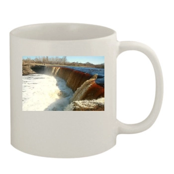 Waterfalls 11oz White Mug