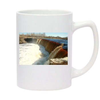 Waterfalls 14oz White Statesman Mug