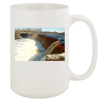 Waterfalls 15oz White Mug