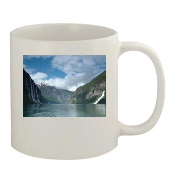 Waterfalls 11oz White Mug