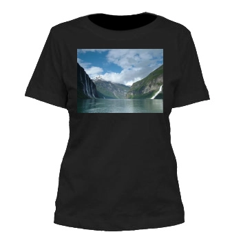 Waterfalls Women's Cut T-Shirt